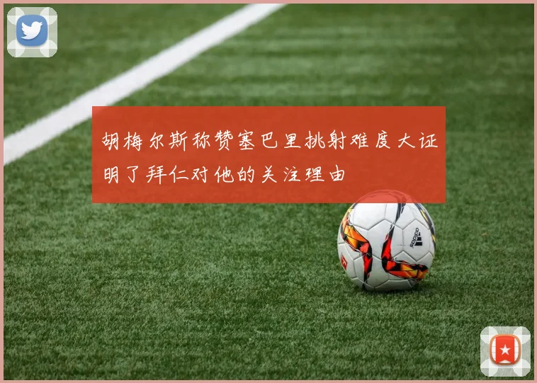胡梅尔斯称赞塞巴里挑射难度大证明了拜仁对他的关注理由